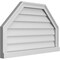 Ekena Millwork Octagonal Top Surface Mount PVC Gable Vent w/ 2"W x 2"P Brickmould Sill Frame, 32"W x 20"H GVPOT32X2003SN - alternate 4